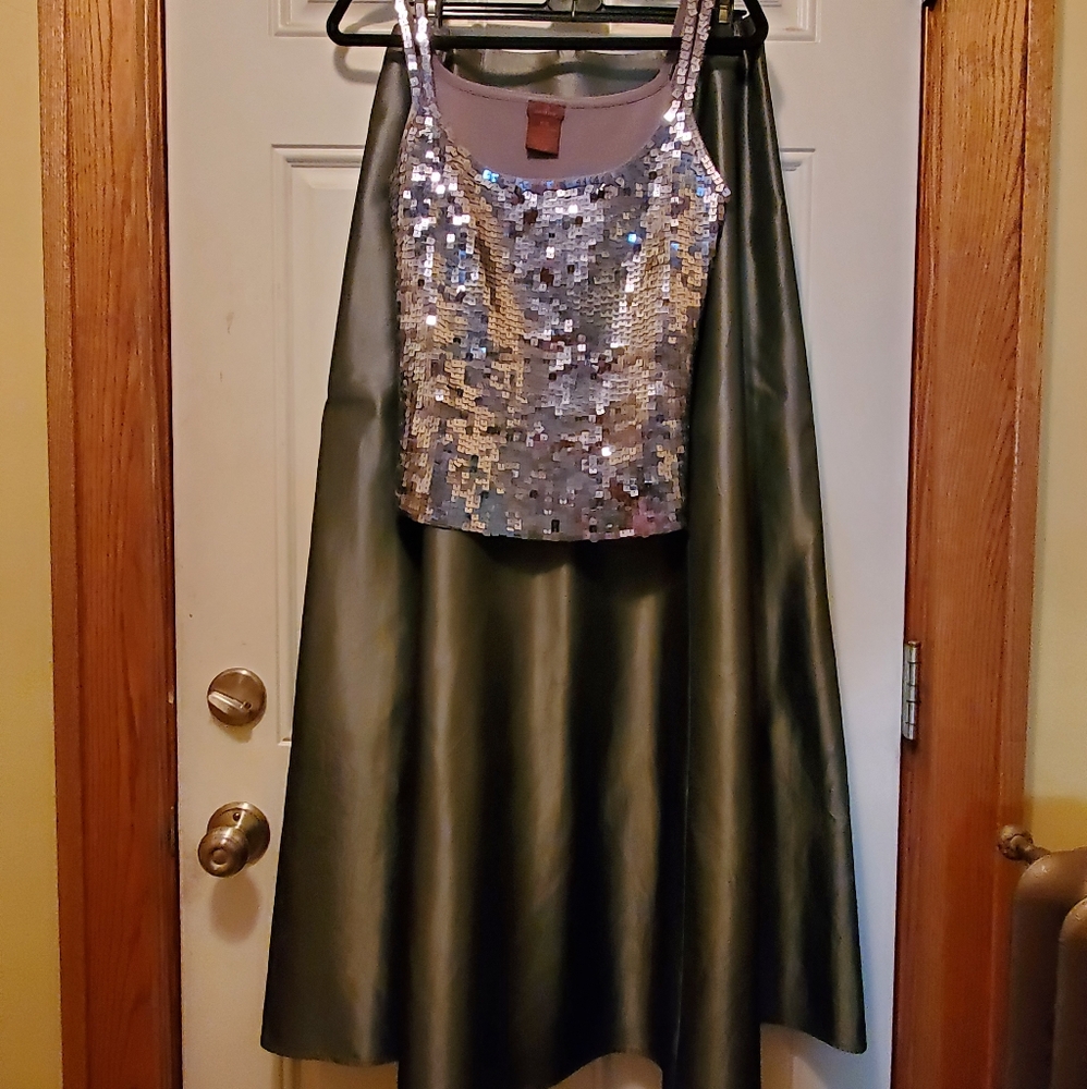 Evening 4pc Outfit In Gunmetal